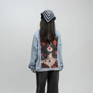 Aesthetic denim jacket