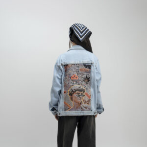 Abstract denim jacket